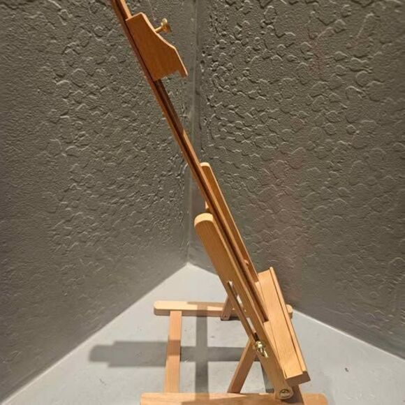 Tabletop Wood Easel Collapsible 22"x8.5" - Picture 3 of 6